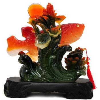 家庭金龍魚(yú)招財(cái)擺件的位置（招財(cái)金龍魚(yú)擺件如何擺放讓財(cái)運(yùn)不斷）