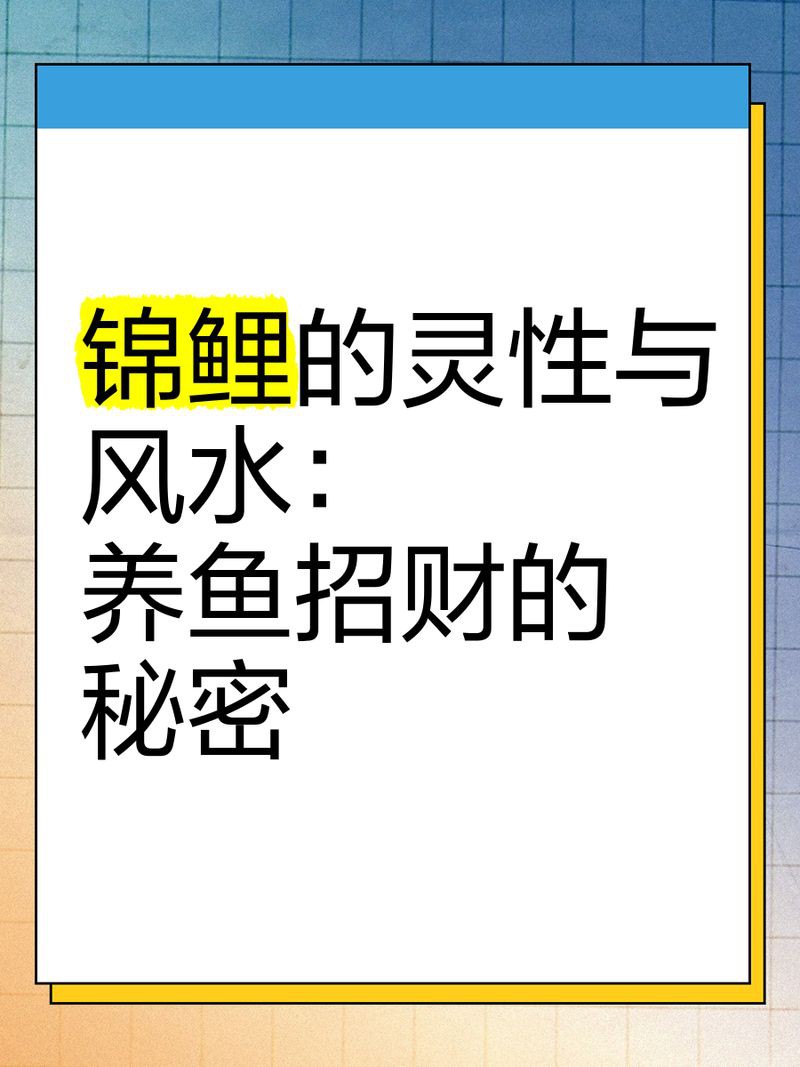 錦鯉的靈性有多強
