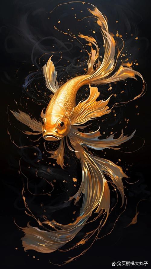 有沒有更多風格的金龍魚壁紙？