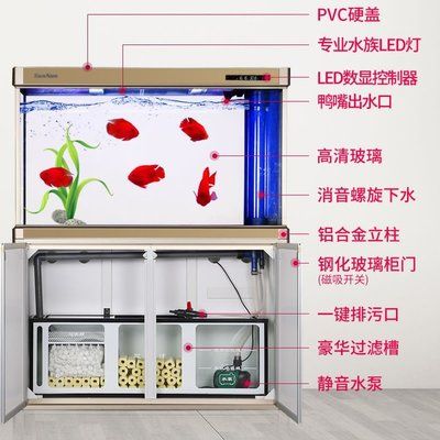 森森底濾魚缸下水改造，森森底濾魚缸下水改造技巧魚缸干濕分離盒安裝教程