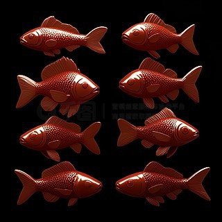 金龍魚線描圖片素材下載 金龍魚線描圖片素材下載 龍魚百科 第1張