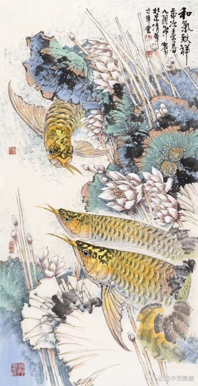 金龍魚畫作的市場價格如何