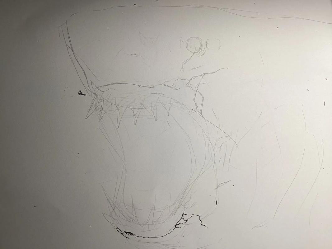 恐龍魚簡筆畫圖片大全
