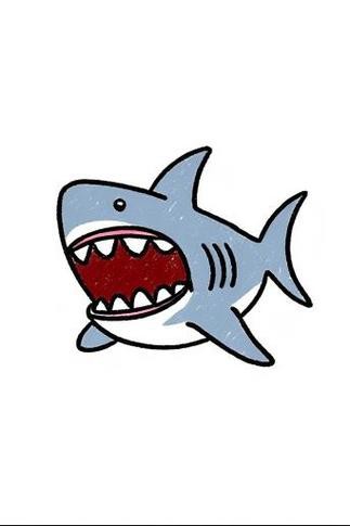 恐龍魚簡筆畫圖片大全