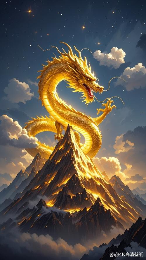 有哪些高清無版權的招財金龍壁紙？