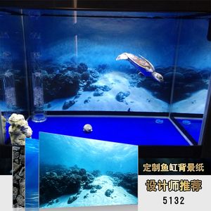 龍魚缸背景圖高清：如何自制龍魚缸背景圖材質對比龍魚缸背景圖更換技巧
