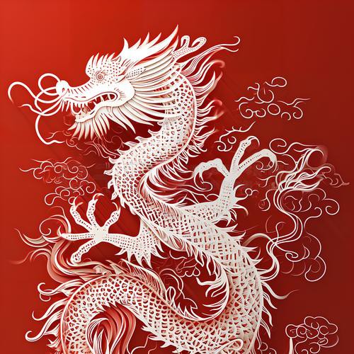 推薦一些高清的紅色龍壁紙