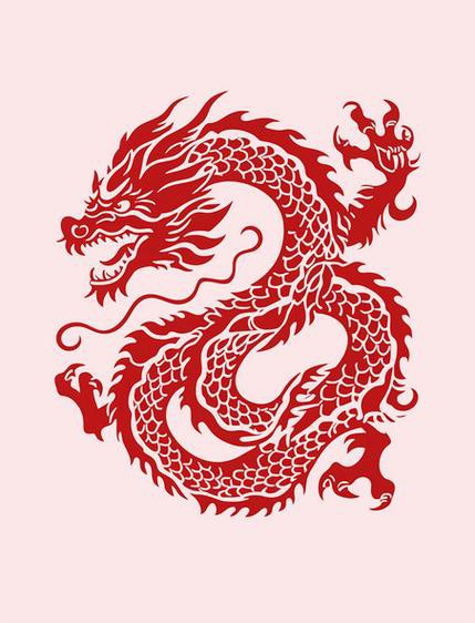 推薦一些高清的紅色龍壁紙