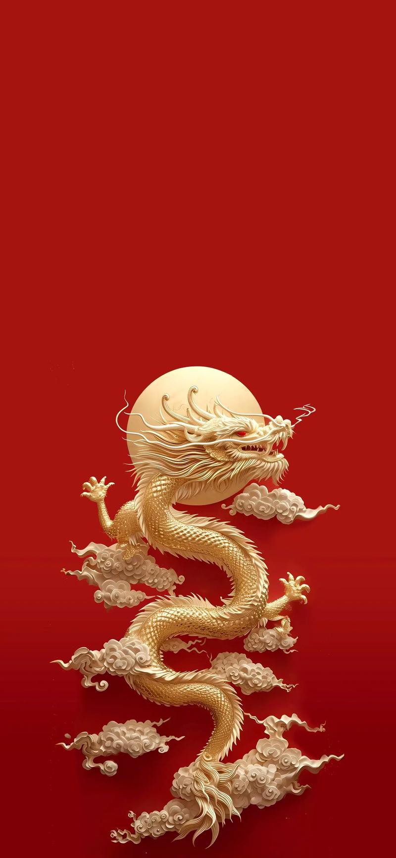 推薦一些高清的紅色龍壁紙