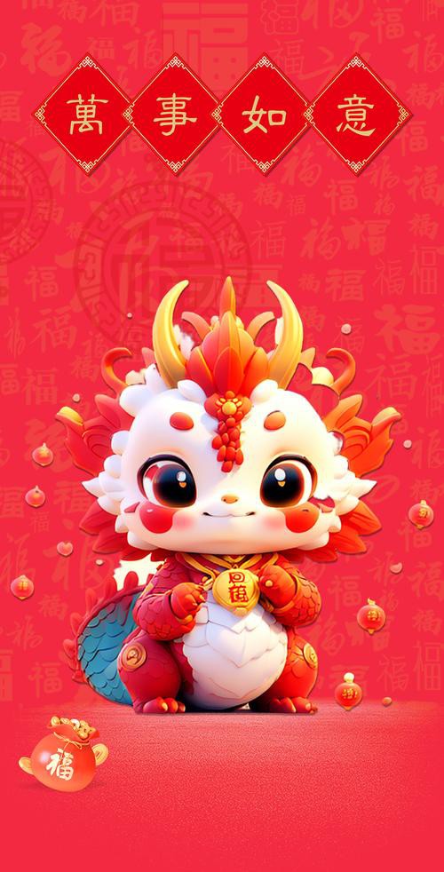 推薦一些高清的紅色龍壁紙