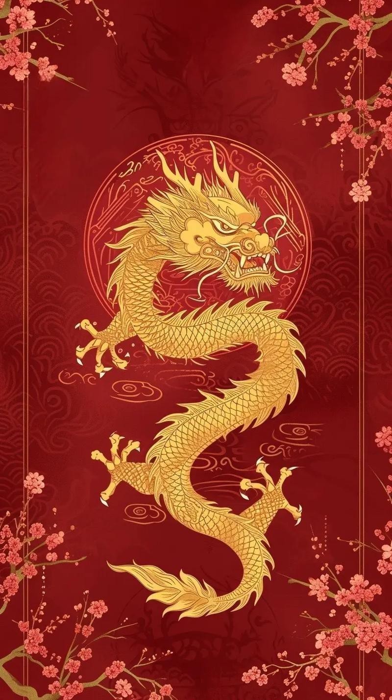 推薦一些高清的紅色龍壁紙