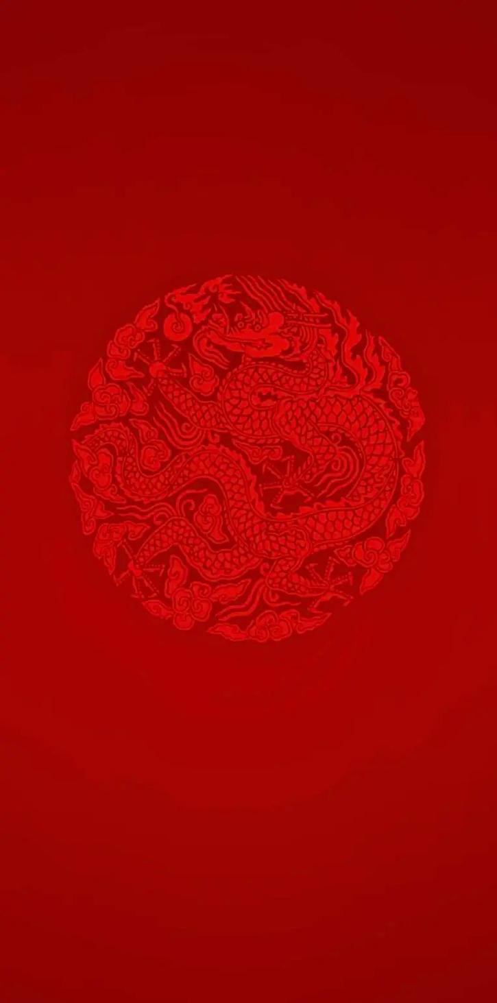 推薦一些高清的紅色龍壁紙