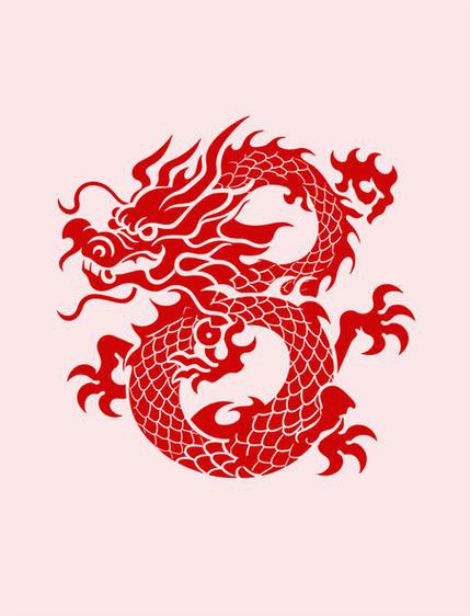 推薦一些高清的紅色龍壁紙