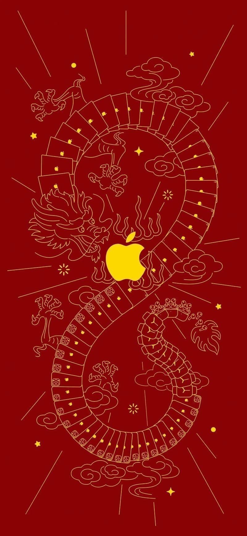 推薦一些高清的紅色龍壁紙